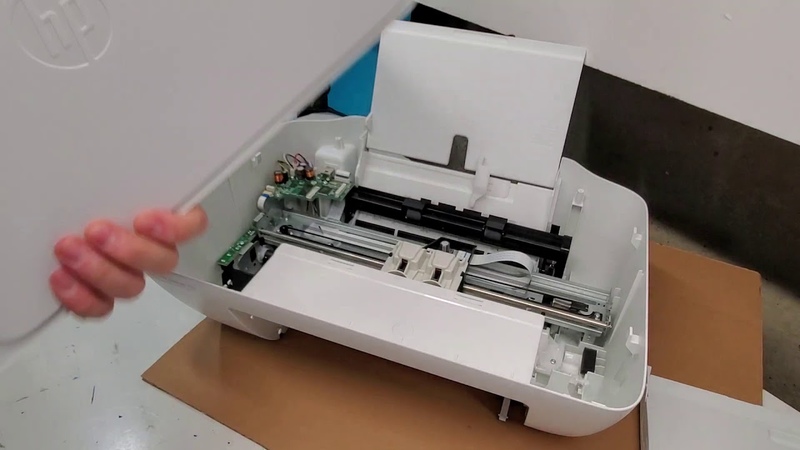 Taking apart HP Deskjet 2130 Printer to fix Paper Jam or replace