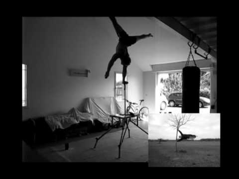 Willy Weldens. Two world records: Human flag and push