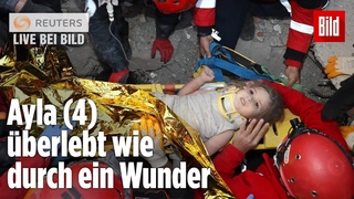 91 Stunden nach Erdbeben in der Türkei: Retter ziehen Mädchen aus Trümmern
