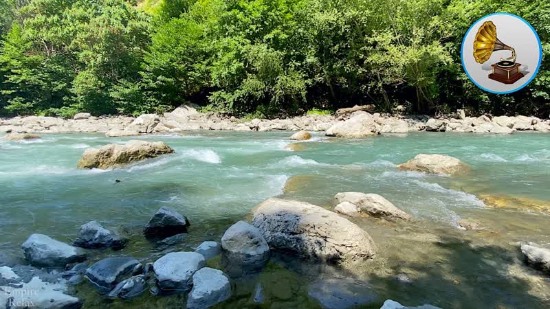 3 minutes, the noise of a mountain river without music and