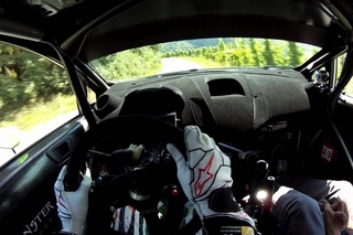 Ken Block’s first tarmac test of the Ford Fiesta RS WRC with GoPro helmet cam HD (ONBV)