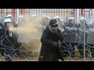 Опасный токсин применили польские силовики против беженцев. Панорама