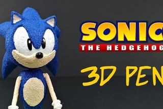 Sonic the hedgehog - 3D pen creation