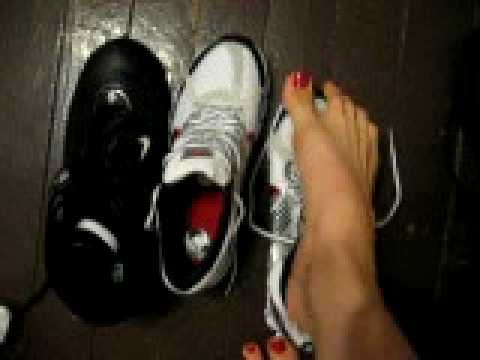 My big feet make Bens shoes look