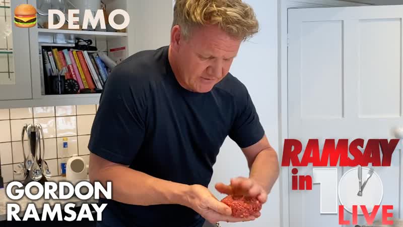 Can Gordon Ramsay Cook a Burger in 10 Minutes for a Front Line Workers Charity , Ramsay In