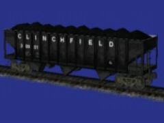 PRR Clinchfield H37 38901 3 bay tipple