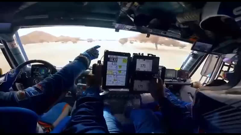 Видео из кабины КАЗАЗ на