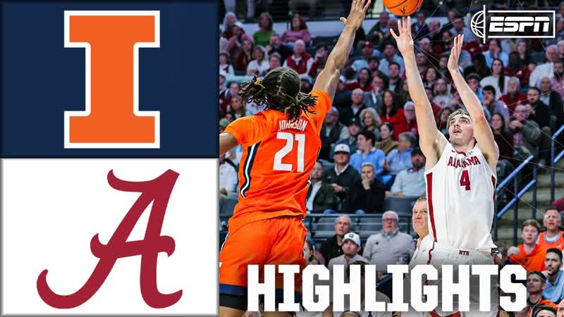 Illinois Fighting Illini vs. Alabama Crimson Tide, Full Game Highlights, ESPN College