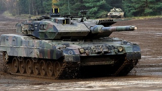 Russian Russian Reconnaissance Team Destroyed Leopard Tank With German Bundeswehr Crew inside