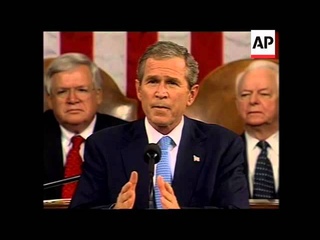 Presidential address to Congress on terrorism plus reax