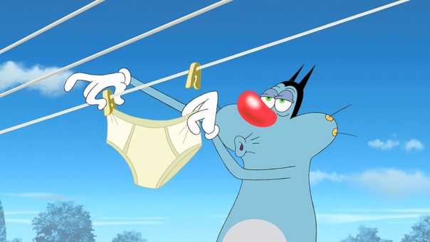 4 10 (205) День Стирки ( Washing Day, Discorde à linge) Огги и
