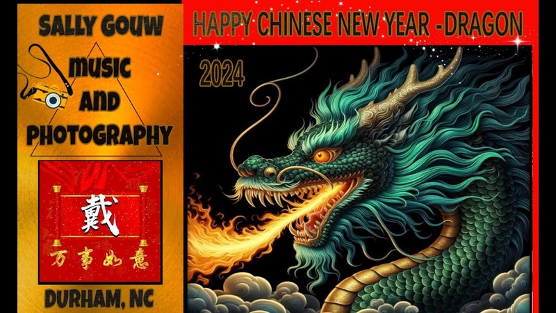 恭喜恭喜 恭喜發財 Happy Chinese Lunar New Year 2024 CNY