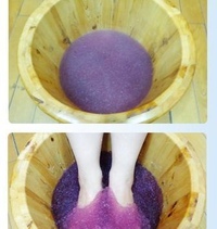 Ванночка желе для ног. Китайский ленивый педикюр. Желе для ног. Педикюр желе для ног. Ленивый педикюр.