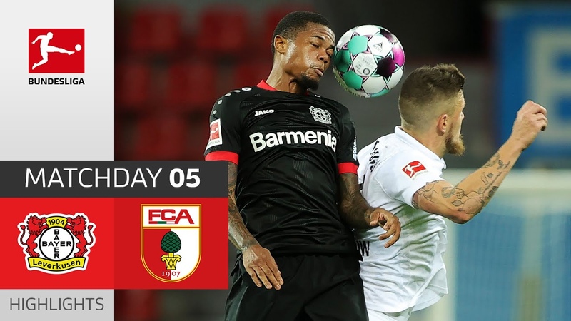 Bayer 04 Leverkusen FC Augsburg, 3 1, Highlights, Matchday 5 Bundesliga 2020,