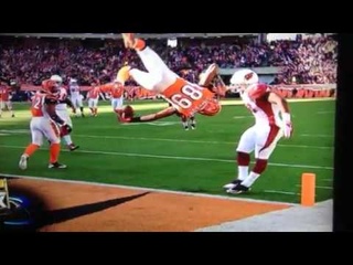 Jerome Simpson (Bengals) endzone front flip touchdown catch!!!