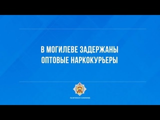 В Могилеве задержаны оптовые наркокурьеры