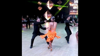 Джайв. ProAm Scholarship A (16-35), Int. Latin, финал. Capital Cup Minsk 2024 / бальные танцы