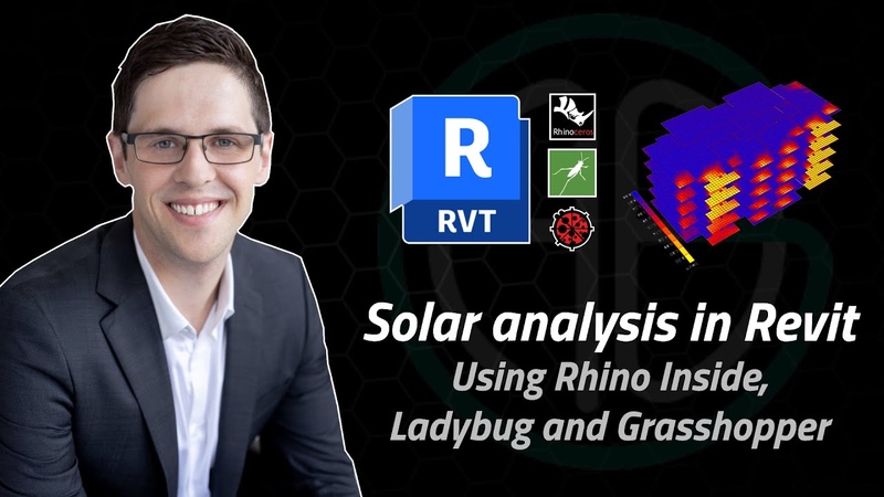 Solar analysis in Revit using Rhino Inside, Ladybug and