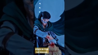 ATTACK ON TITAN TERBARU LEVI ACKERMAN STATUE FIGURE #shorts #attackontitan #leviackerman #tranding