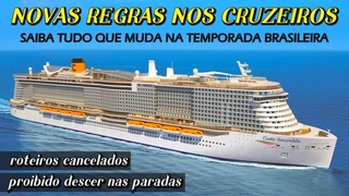 NADA DE TRAVESSIA E CRUZEIROS PELA AMÉRICA DO SUL: VEJA AS NOVAS REGRAS DOS NAVIOS DA MSC E COSTA