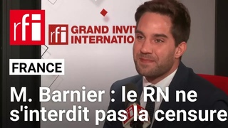 Thomas Ménagé (RN): «Nous n’avons absolument pas abandonné la possibilité d’une censure»