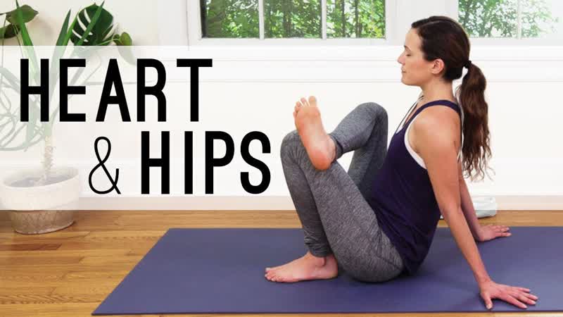 Heart And Hips Practice , Hands Free Yoga , Yoga With