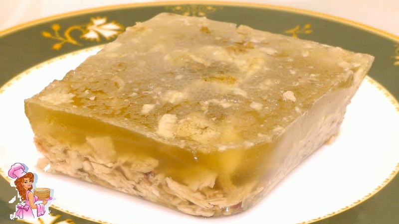 Холодец из окорочков, jelly from chicken