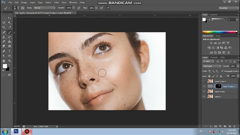 Remove Freckles On Face Easily in Photoshop ازالة النمش من الصور