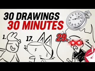 Doing a 30 Day Drawing Challenge in 30 Minutes