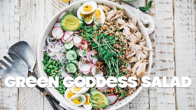 Green Goddess Salad Recipe, , Clean Eating