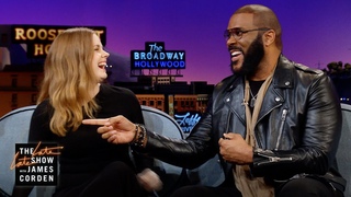 Amy Adams & Tyler Perry Teach James About Skinemax