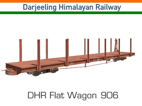 DHR2 NG24 Bogie Flat Wagon 906