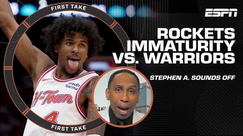 The Rockets showed IMMATURITY in loss to Warriors Stephen A. SOUNDS OFF , First