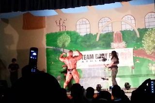 Jay Cutler 2013 Mr. Olympia comeback guest pose