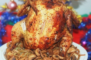 Сочная Курица в духовке с яблоками на Новый Год 2017 / Christmas Chicken Recipe