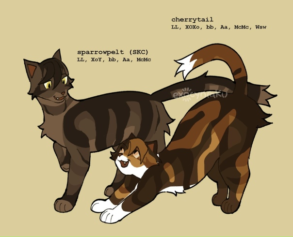 Веснянка и Птицекрыл © exocynraku#KV_ZZ_ART