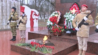 Митинг посвященный 79-ой годовщине освобождения г.Калача от немецко-фашистских захватчиков.