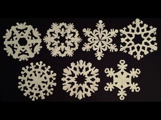 Paper snowflake tutorial - learn how to make snowflakes in 5 minutes - EzyCraft
