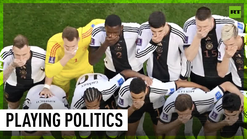 Germans called out for putting politics above football at World