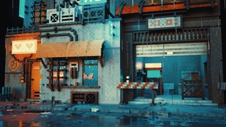Cyberpunk Scene