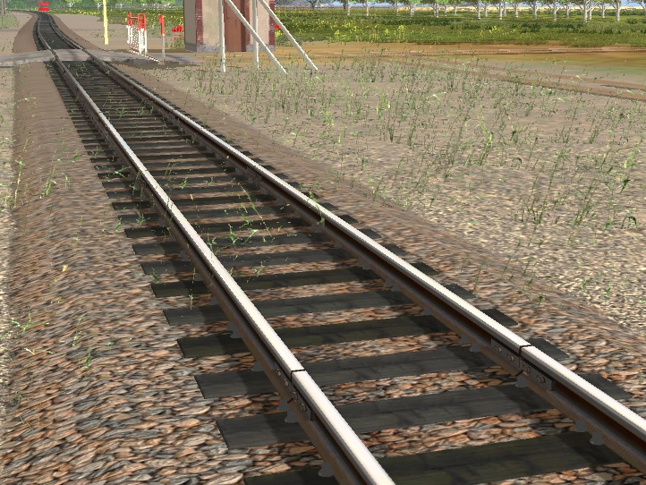 Metric Track clear ballast(procedural)