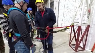 Обучение на новом полигоне. Работы на высоте