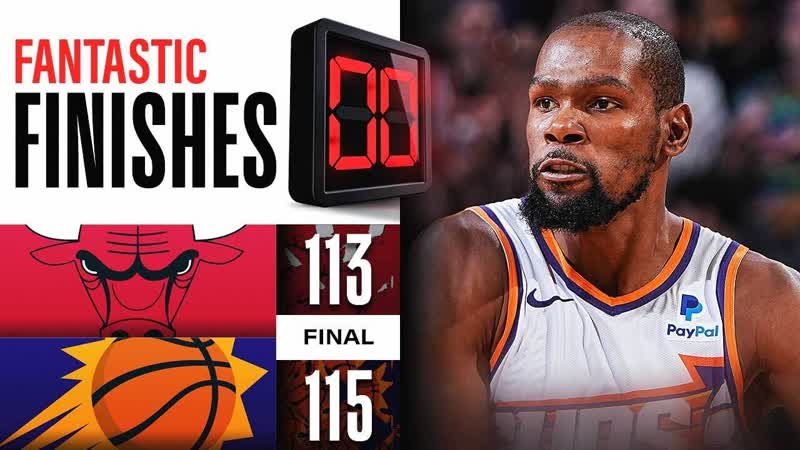 Final 6:04 WILD ENDING Bulls vs Suns , January 22,
