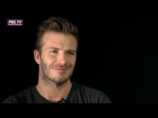 Interview David Beckham (VO) - PSG