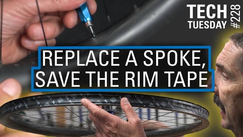 Replace a Spoke, Save the Rim Tape, Tech Tuesday,