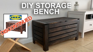 SIMPLE DIY STORAGE BENCH