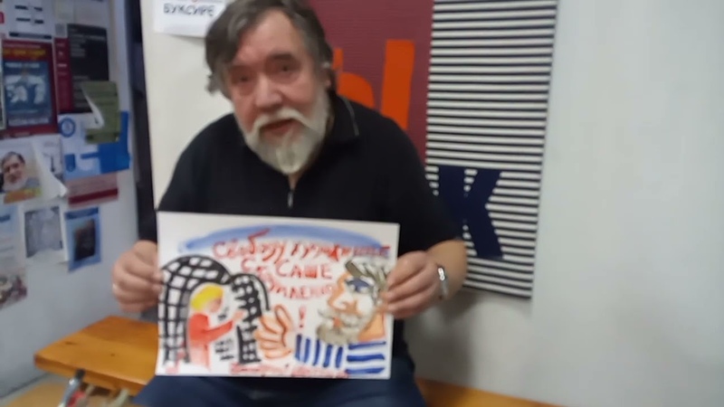 Митя Шагин рисует
