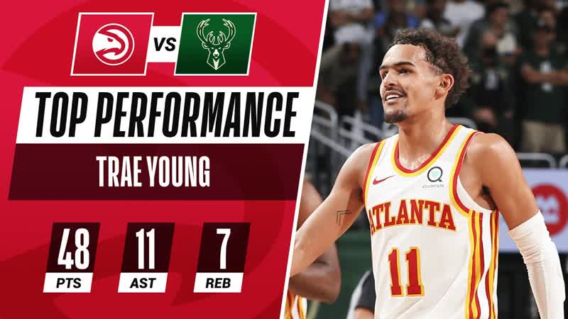 Trae Young GOES CRAZY For Playoff CAREER HIGH 48 PTS 11 AST In Huge Game 1
