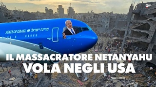 Il massacratore Netanyahu vola negli USA - Dietro il Sipario - Talk Show