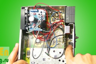 BM54 меняем усилитель в штатной магнитоле на TDA7850.